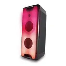 Bafle Amplificado Gemini Sound doble bocina con luces de fiesta